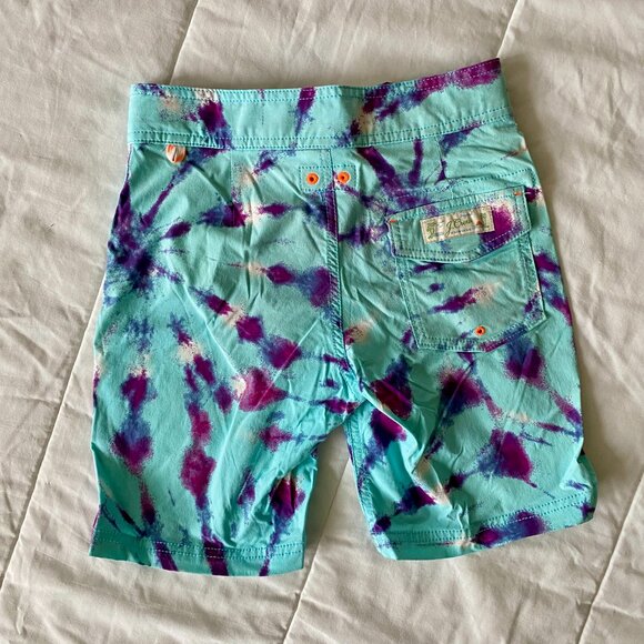 J. Crew Crewcuts Slim Fit Tie Dye Swim Trunks Size 7 - Picture 5 of 13